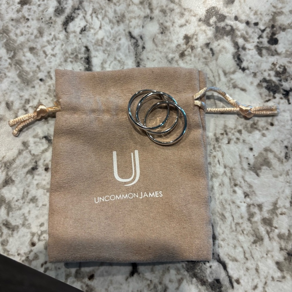 Uncommon James Trio Layered Crossover Ring